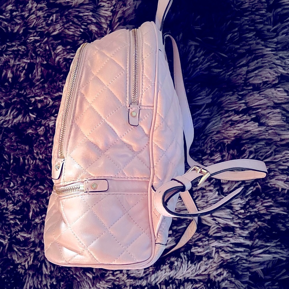 Michael Kors Rhea Pink Quilted Backpack - AS IS - Picture 4 of 14